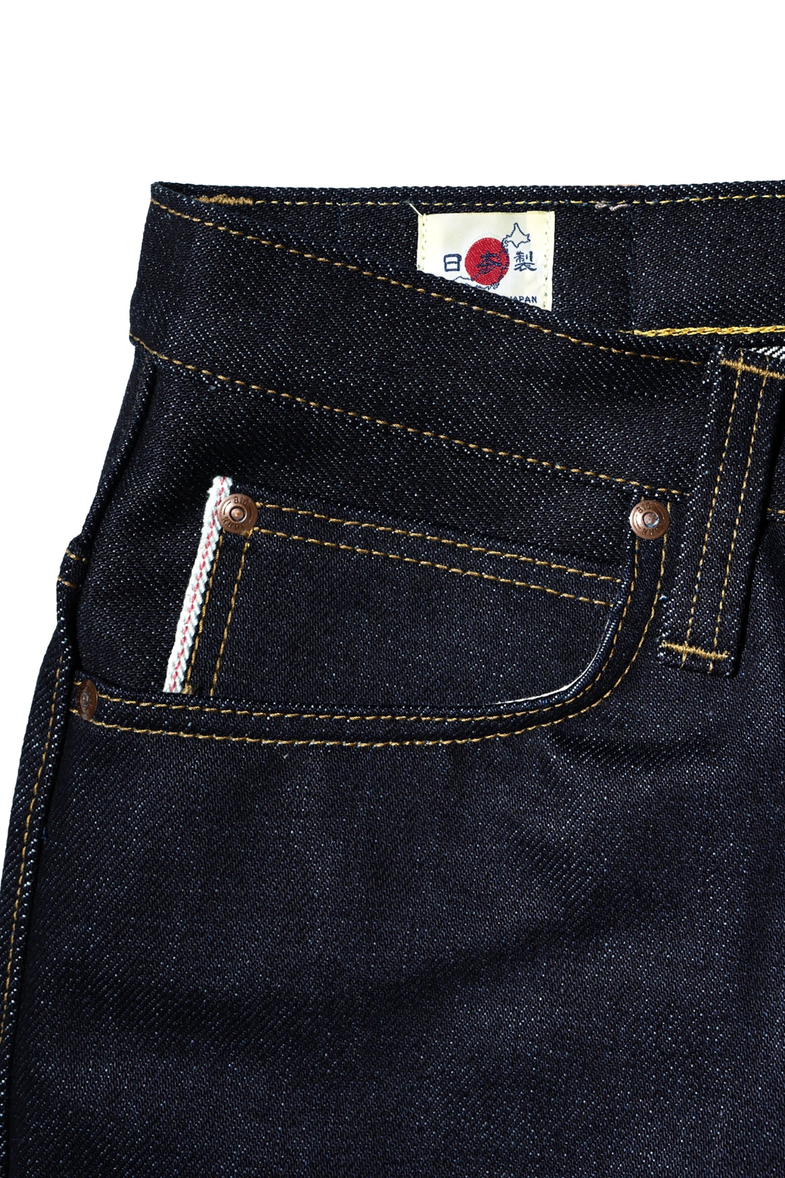 BIG JOHN M104G Raw Denim 23oz Straight