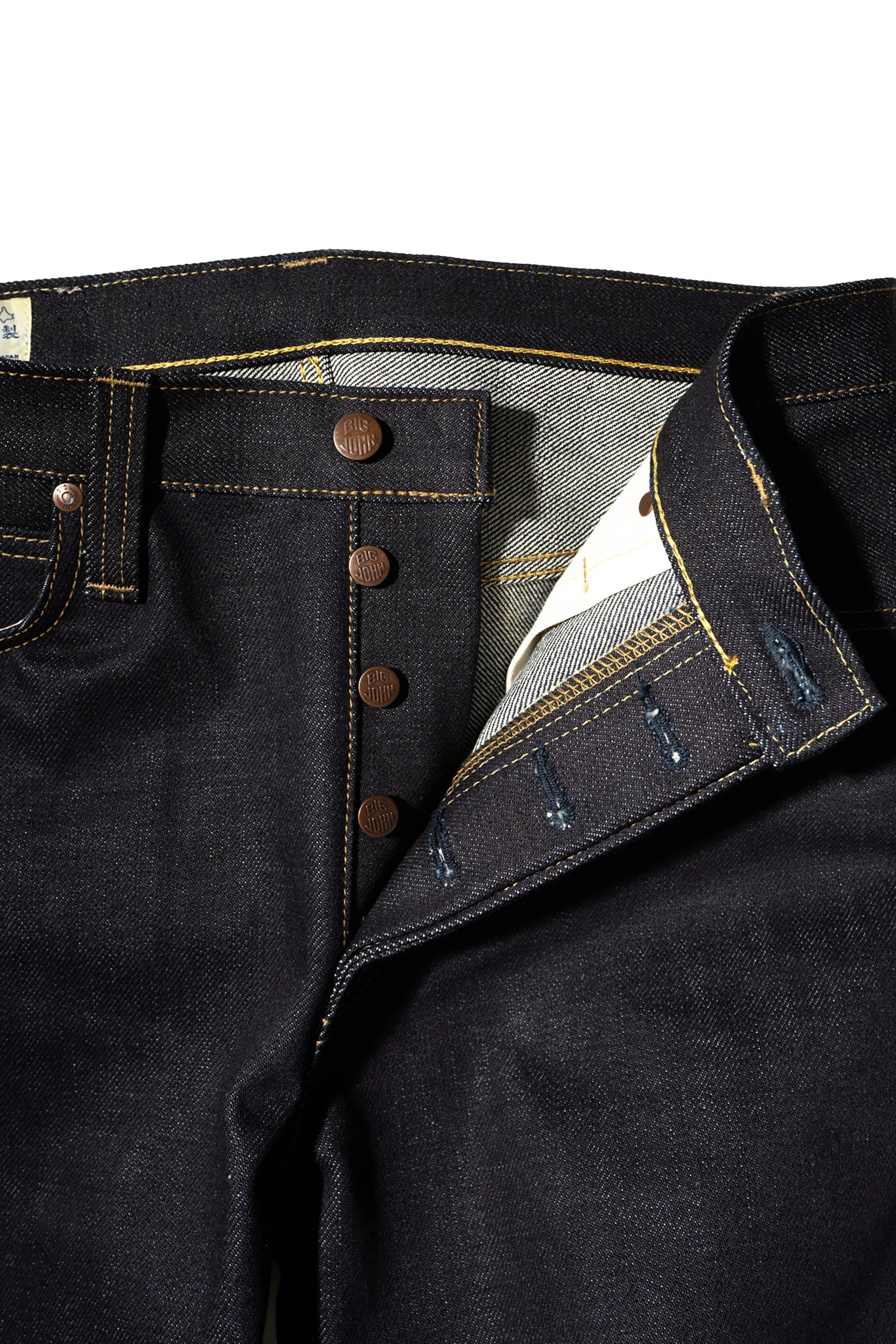 BIG JOHN M104G Raw Denim 23oz Straight