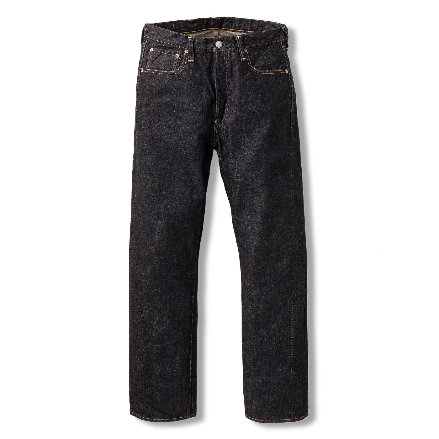 Jeans Fullcount 1101XXW 15.5oz Regular Straight, vista frontale in denim selvedge giapponese